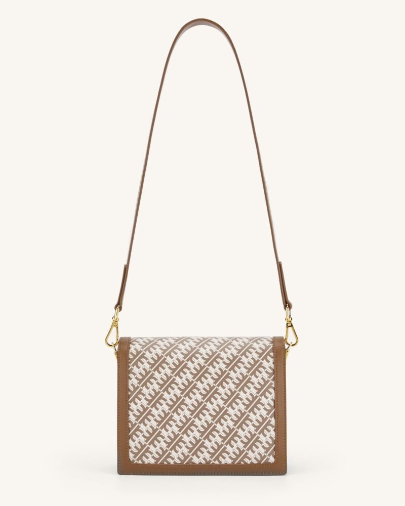 FEI Mini Flap Crossbody - Brown - Image 3