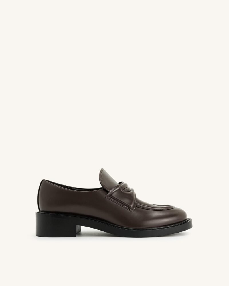 Micah Chunky Loafer - Brown - Image 1