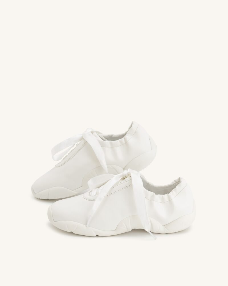 Flavia Ballerina Sneakers - White - Image 2