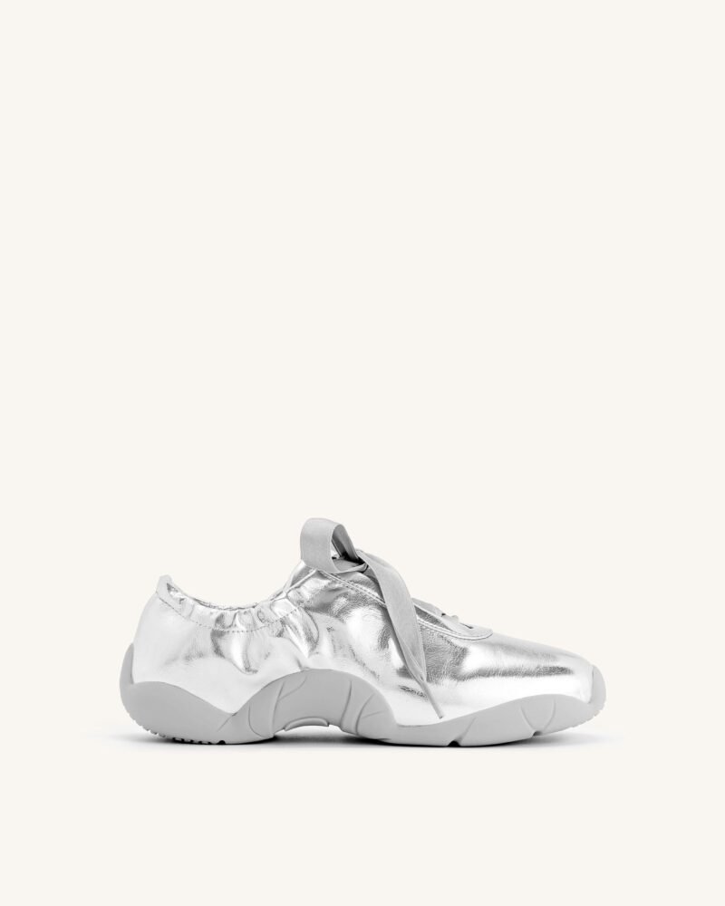 Flavia Ballerina Sneakers - Silver - Image 1