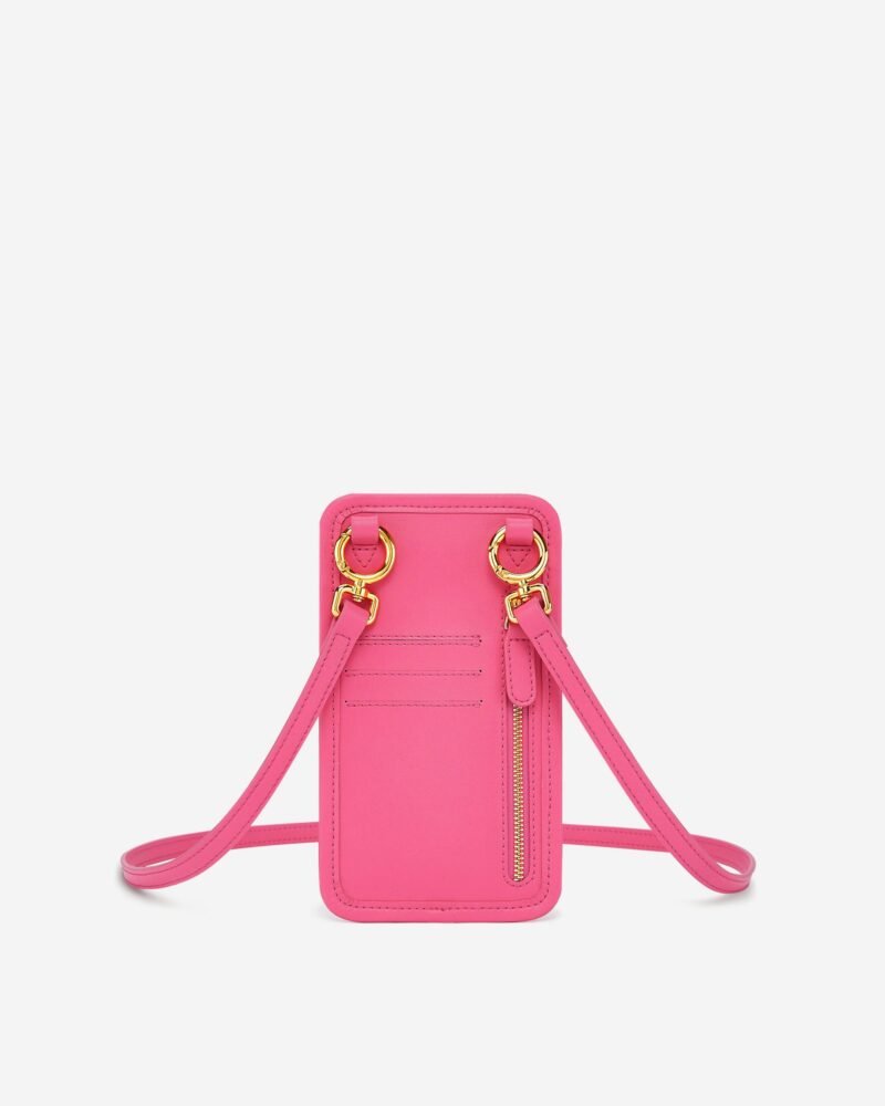 Aylin Canvas Phone Bag - Rose Red - Image 3