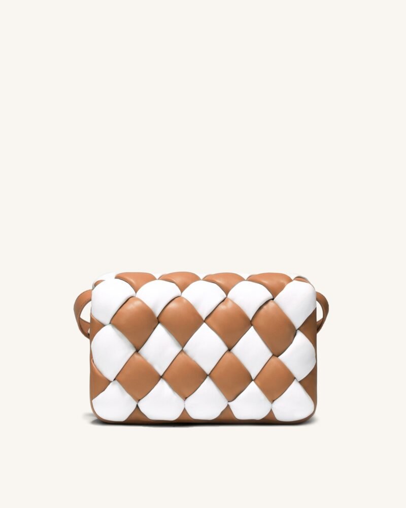 Maze Bag - White & Tan - Image 3