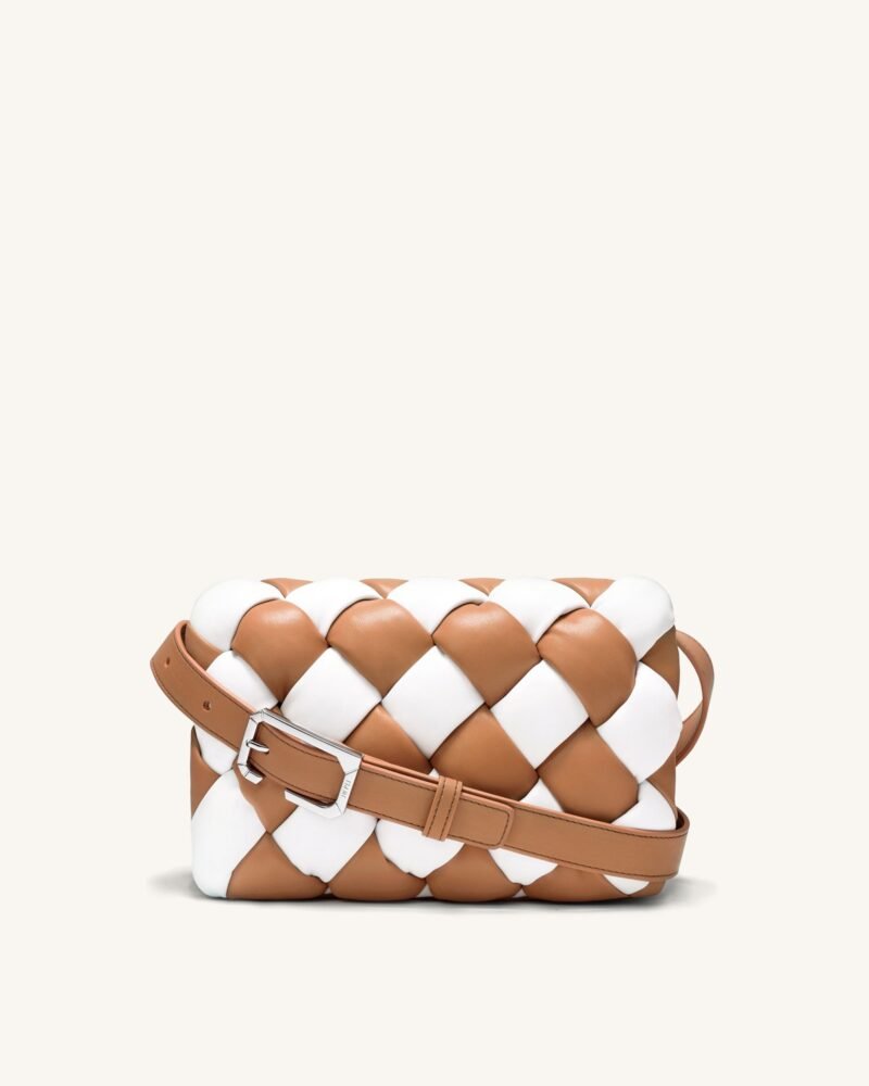 Maze Bag - White & Tan - Image 1