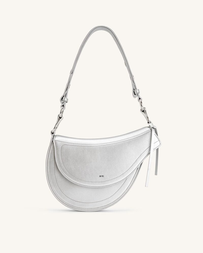 Ashlie Crossbody Bag - Silver - Image 1