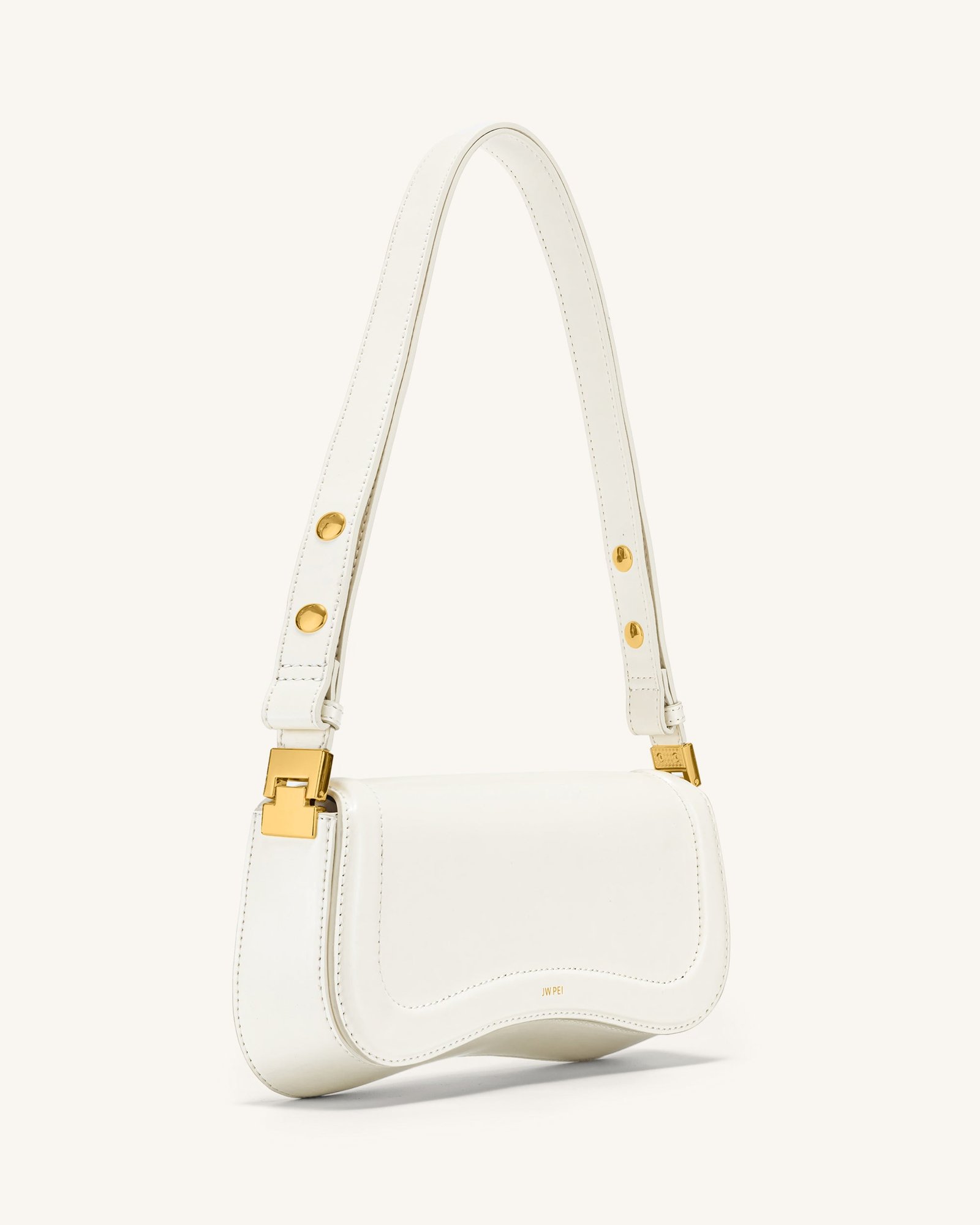1C56-2whiteSide Joy Shoulder Bag - White - Image 3