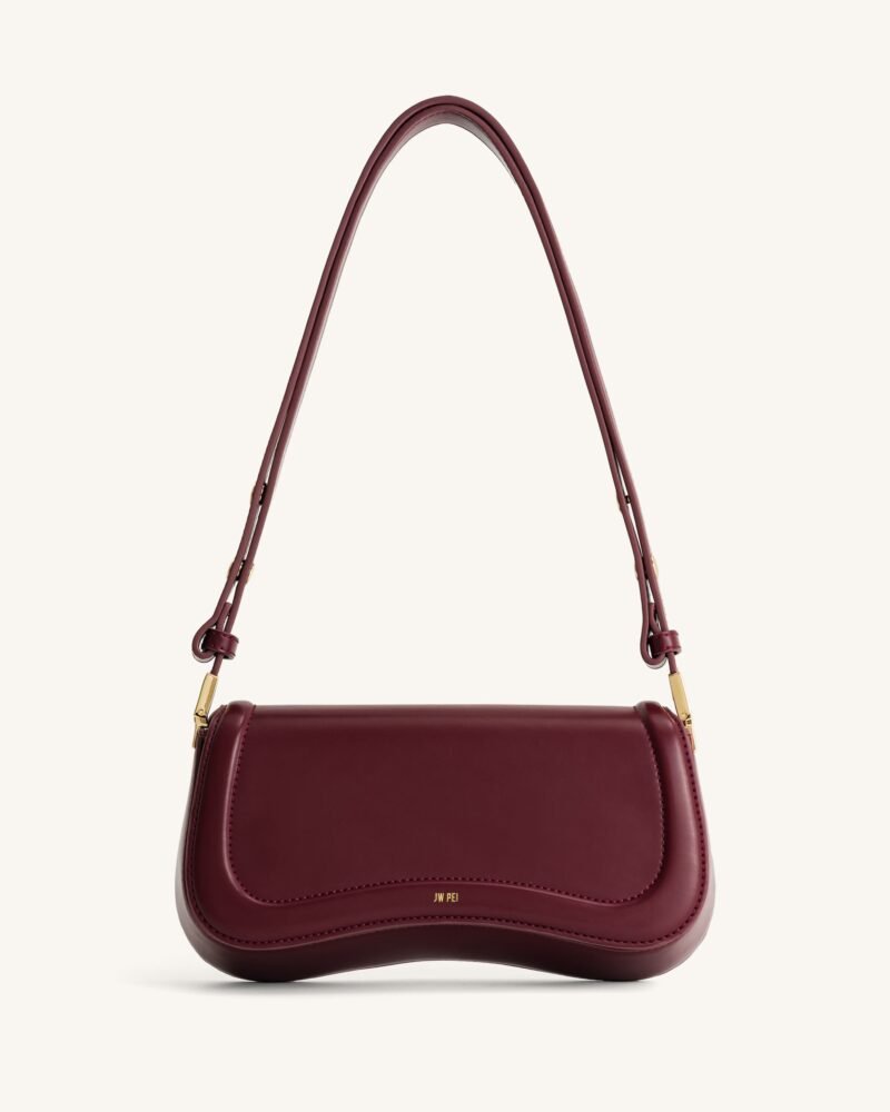 Joy Shoulder Bag - Deep Claret - Image 1