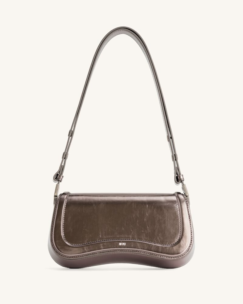 Joy Metallic Shoulder Bag - Anthracite - Image 1