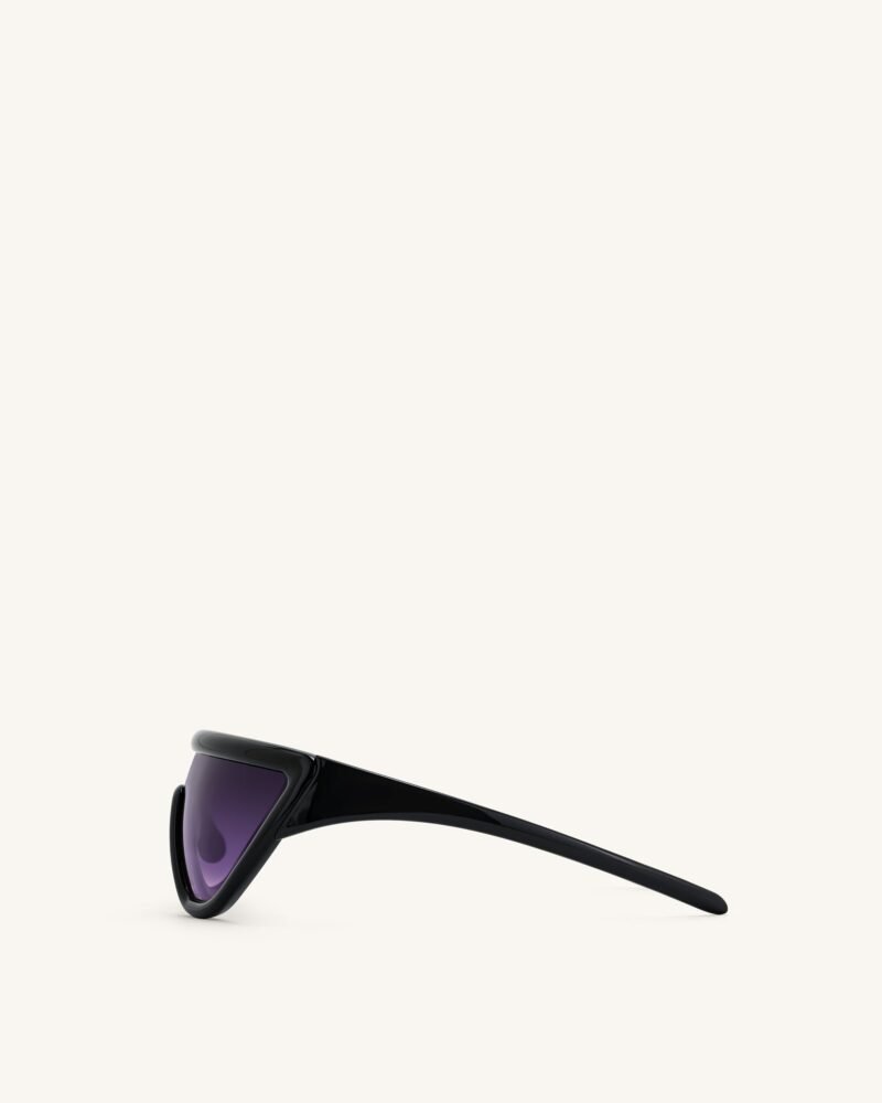 Angelica D Frame Sunglasses - Black - Image 3