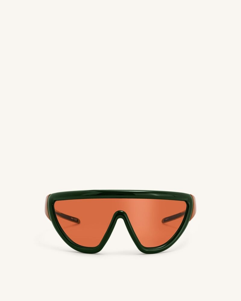 Angelica D Frame Sunglasses - Green - Image 1