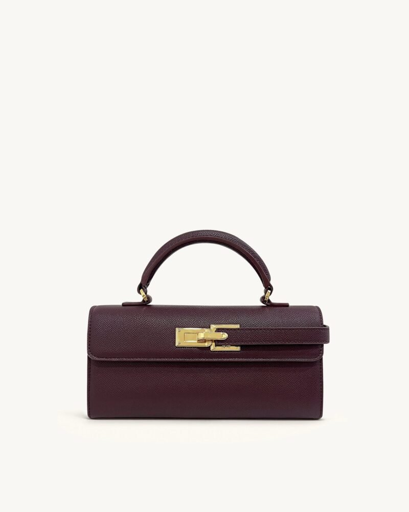 Keyla Top Handle Bag - Deep Burgundy - Image 1