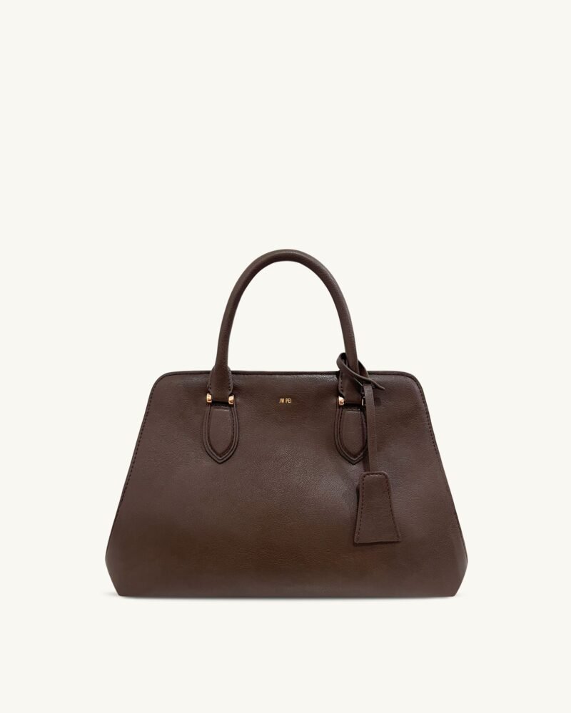 Lara Tote Bag - Dark Brown - Image 1