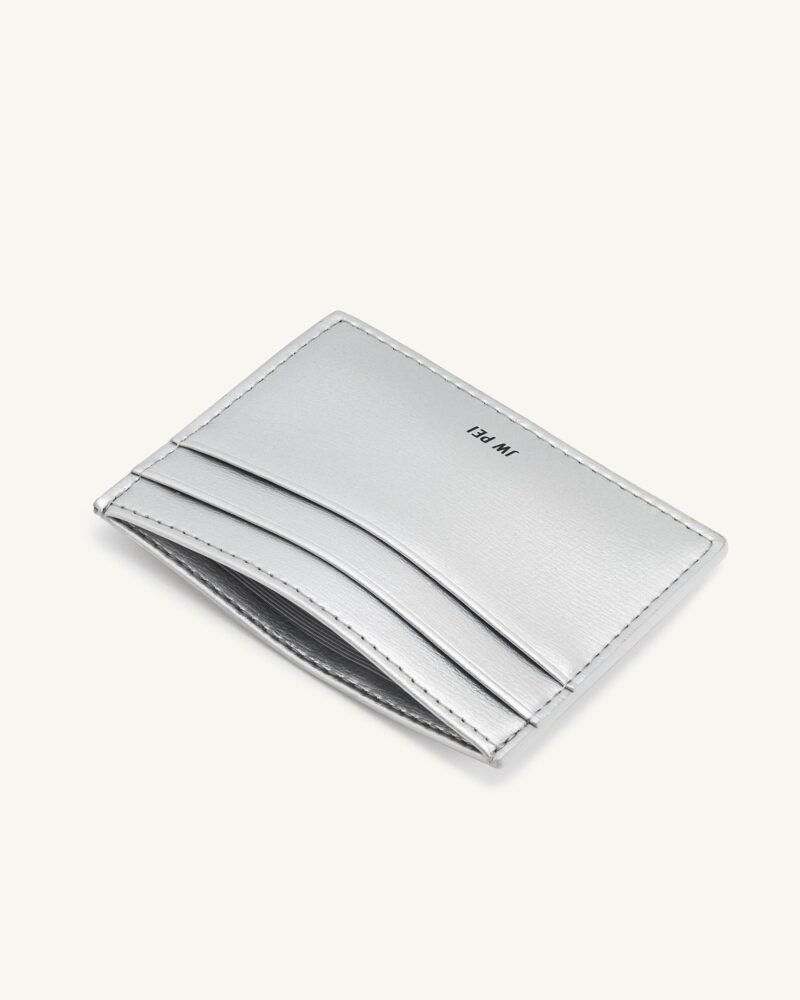 Metallic Card Holder - Silver - Image 2