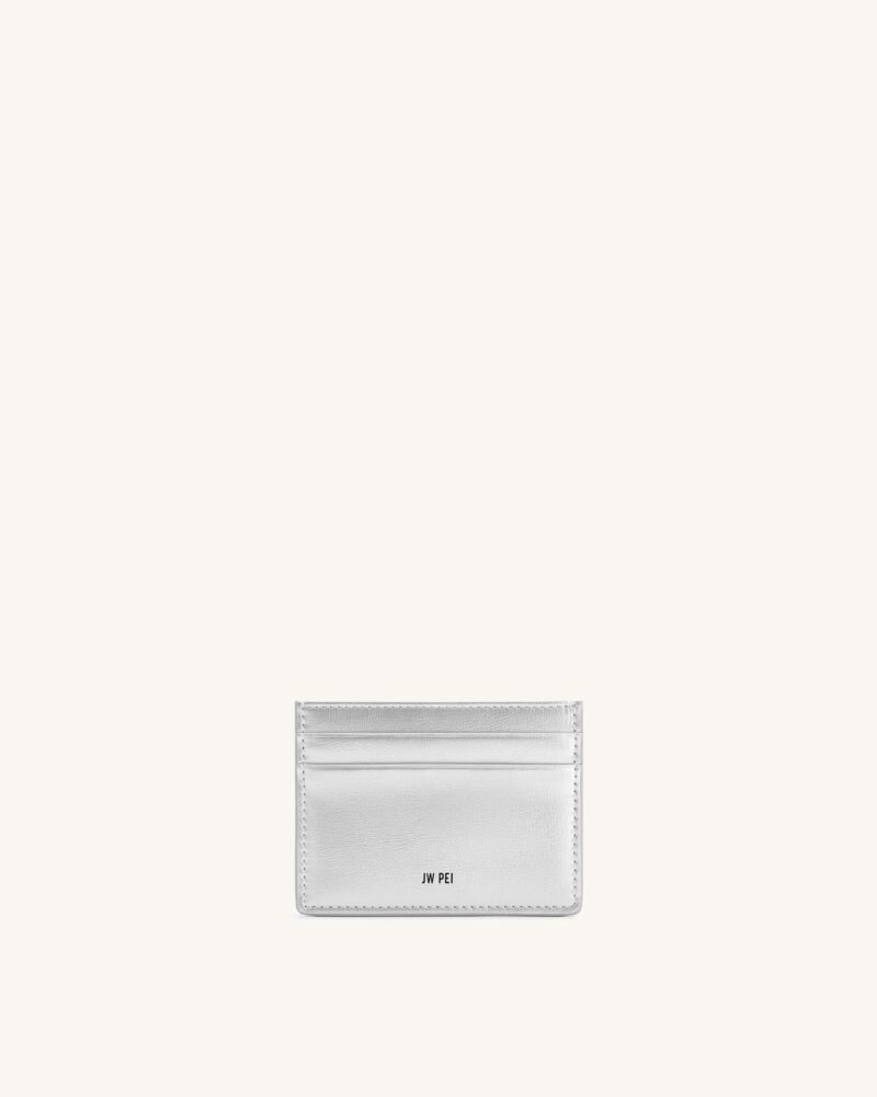 Metallic Card Holder - Silver - Image 1