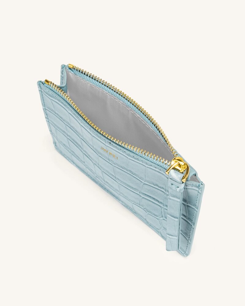 Quinn Zipped Card Holder - Ice Croc - Image 2