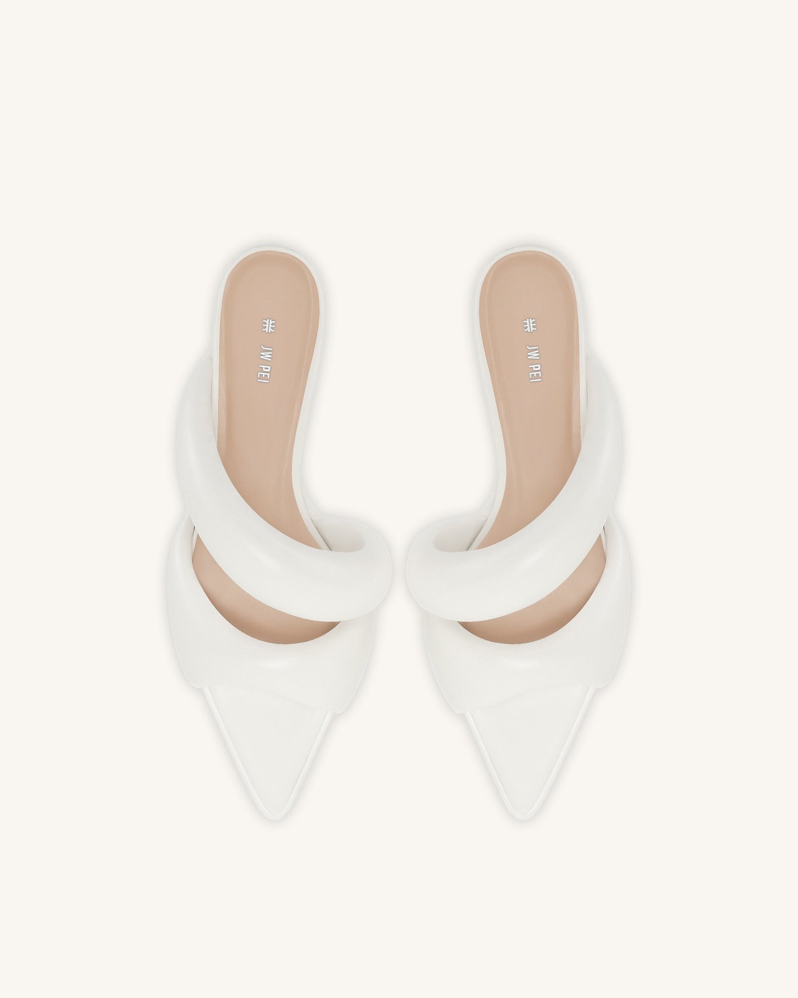 2MS01-2-4 Sara Mule - White - Image 3