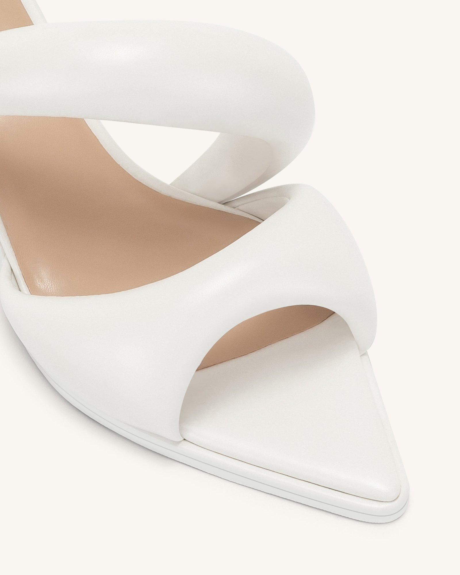 2MS01-2-5 Sara Mule - White - Image 5