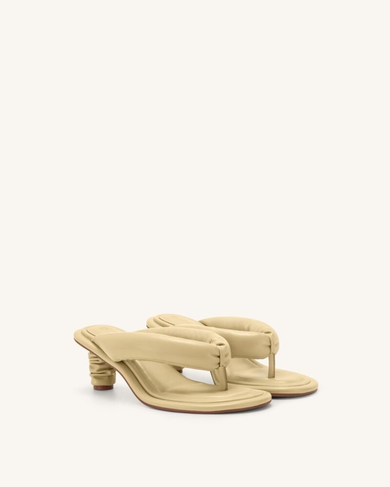 Talia Puffed Sandal - Butter - Image 2