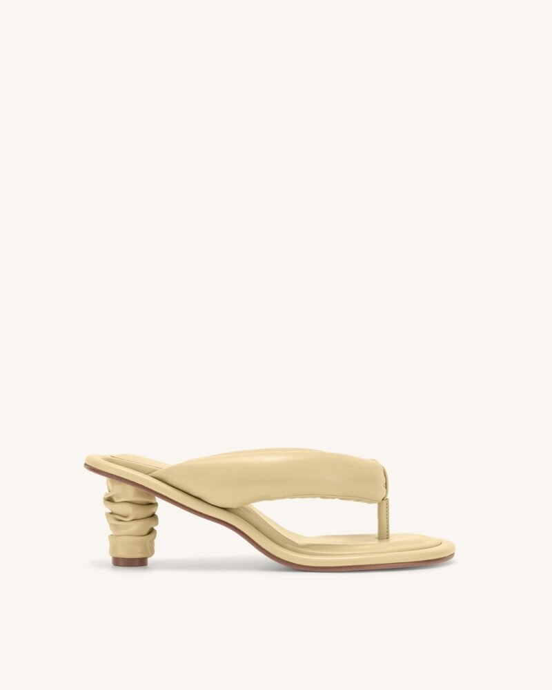 Talia Puffed Sandal - Butter - Image 1