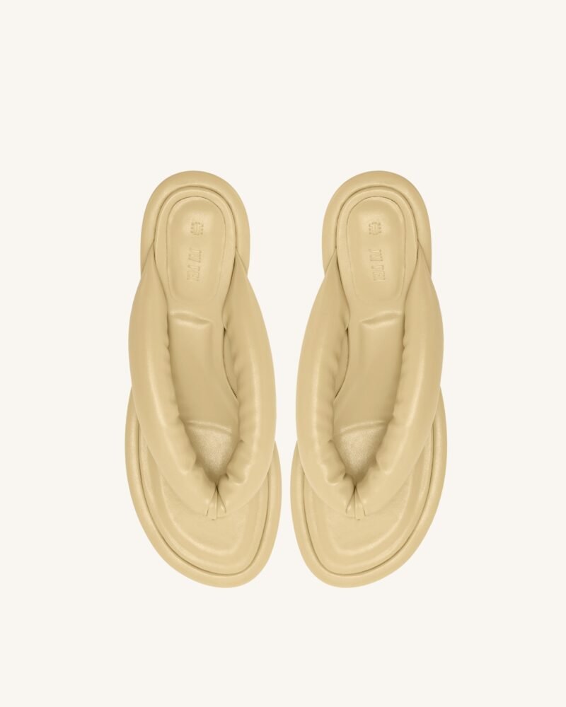 Talia Puffed Sandal - Butter - Image 3