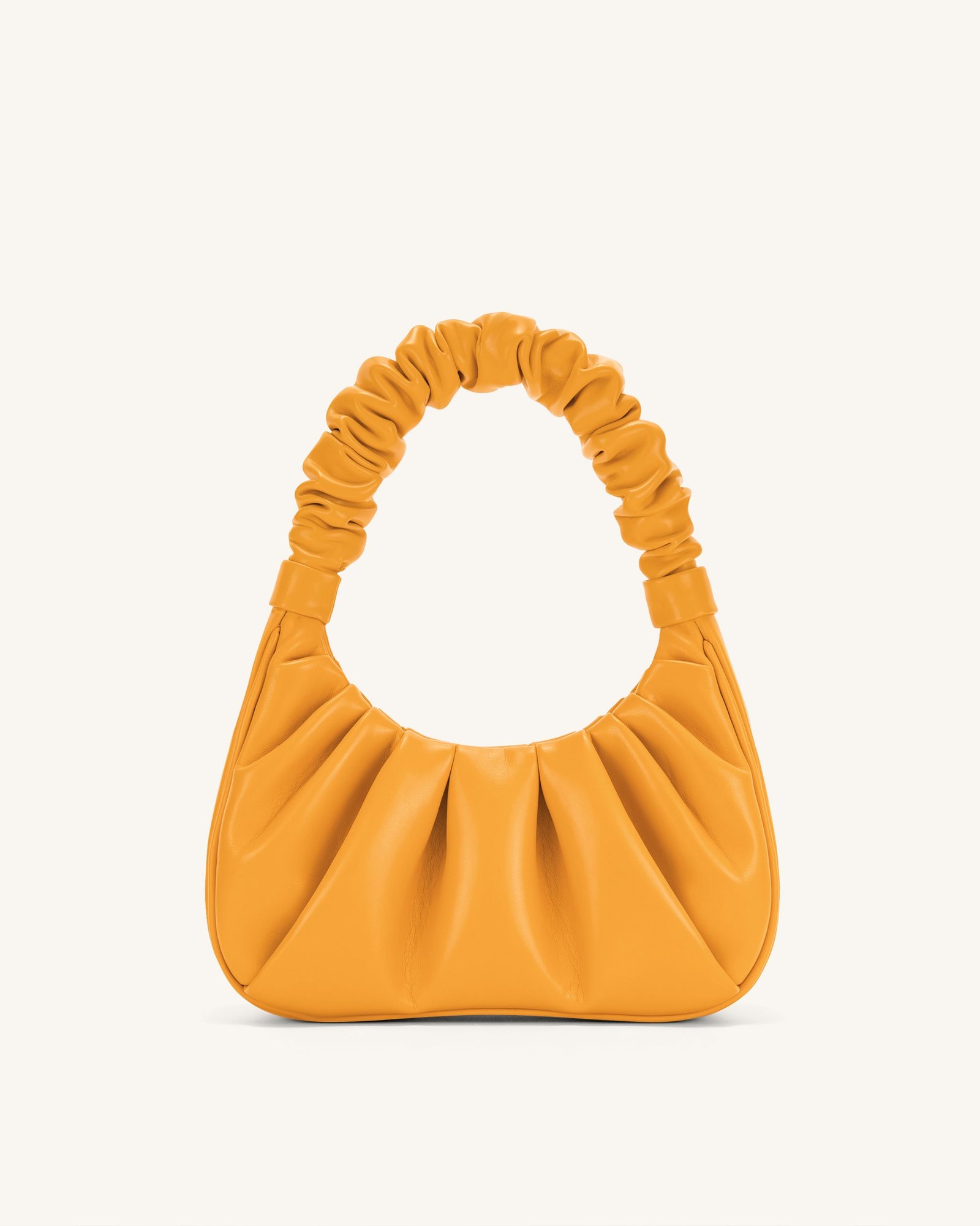 2T03-57Back_e2d8f219-74c0-49a8-9d72-369964b1d701 Gabbi Ruched Hobo Handbag - Candied Orange - Image 3