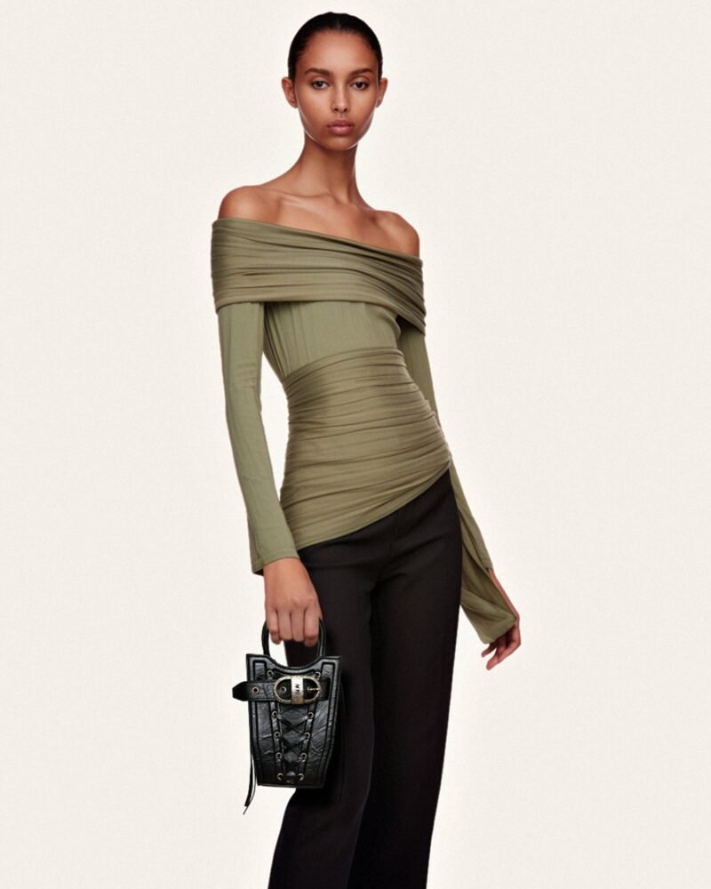 FEI Crushed Straps Phone Bag - Black - Image 2