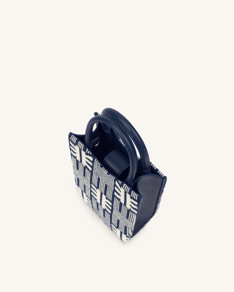 FEI Jacquard Knit Phone Bag - Navy - Image 2