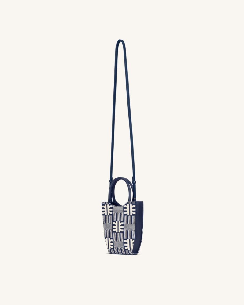 FEI Jacquard Knit Phone Bag - Navy - Image 3