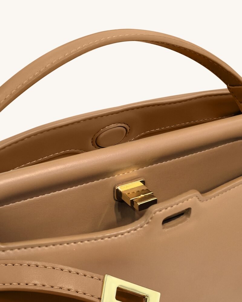 Carmen Top Handle Bag - Brown - Image 4