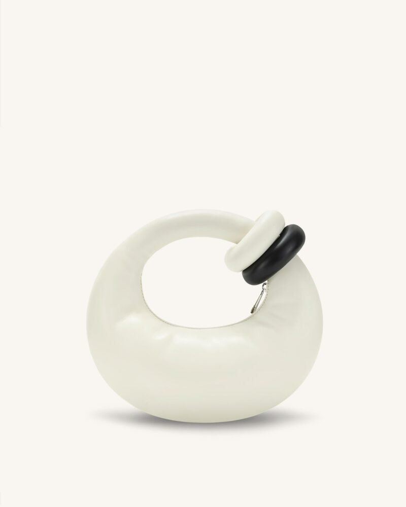 Abacus Top Handle Bag - White - Image 4
