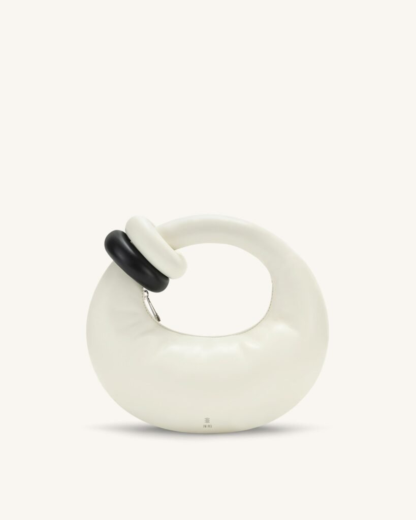 Abacus Top Handle Bag - White - Image 1