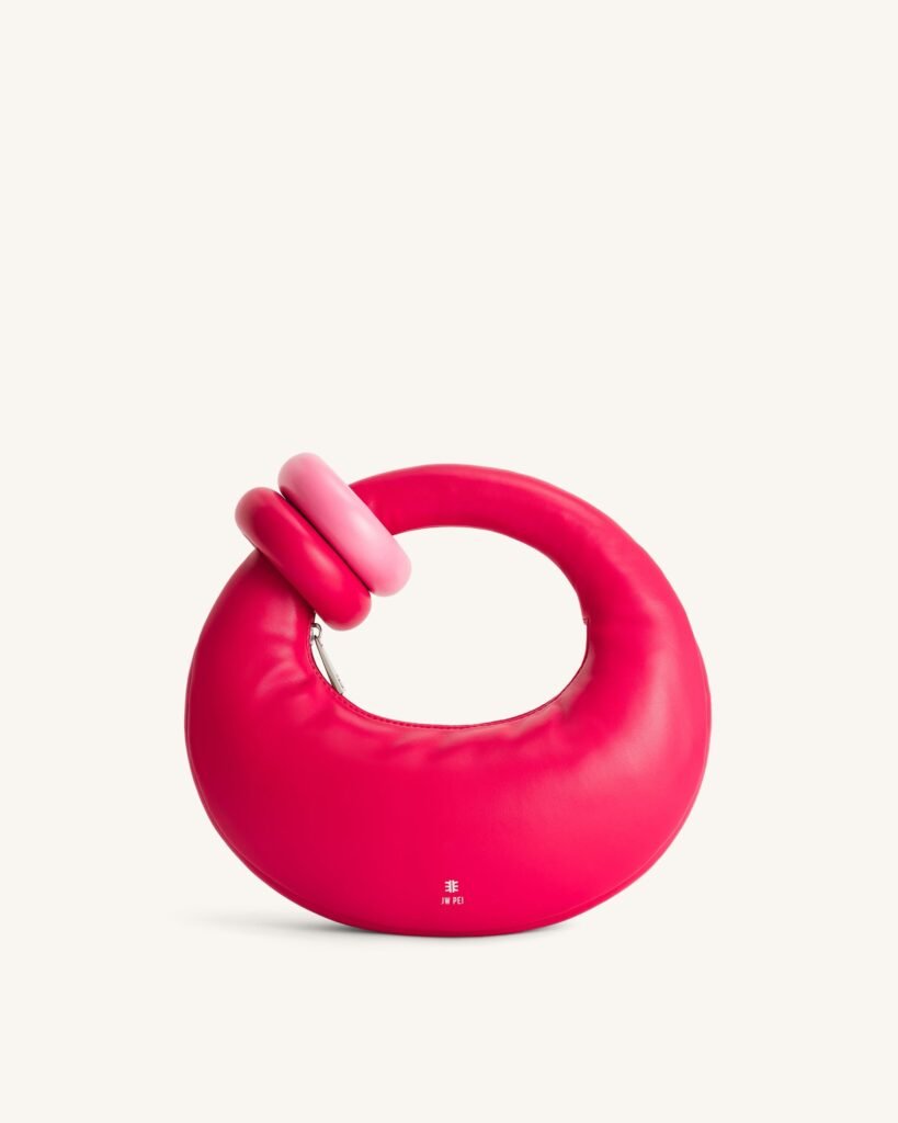 Abacus Top Handle Bag - Magenta - Image 1