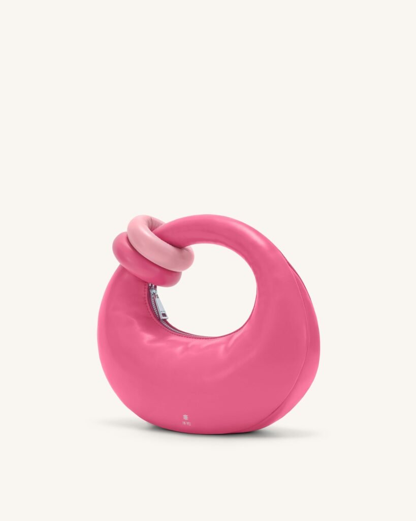 Abacus Top Handle Bag - Rose Red - Image 2