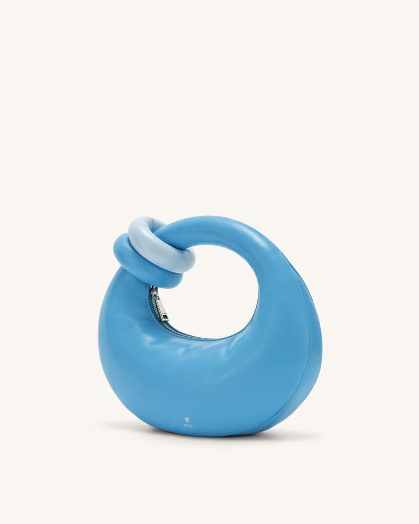 Abacus Top Handle Bag - Lake Blue - Image 3