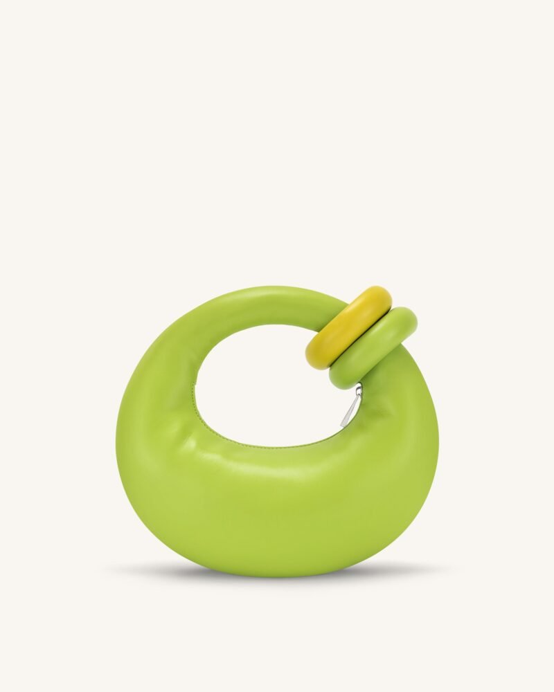 Abacus Top Handle Bag- Acid Green - Image 3
