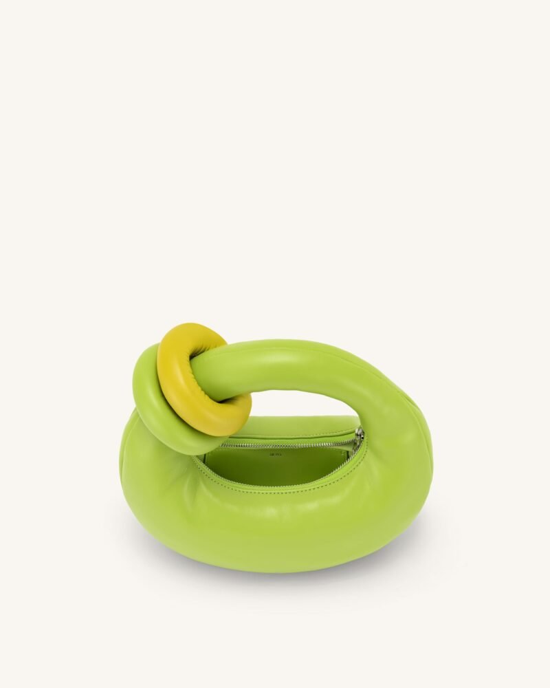 Abacus Top Handle Bag- Acid Green - Image 4