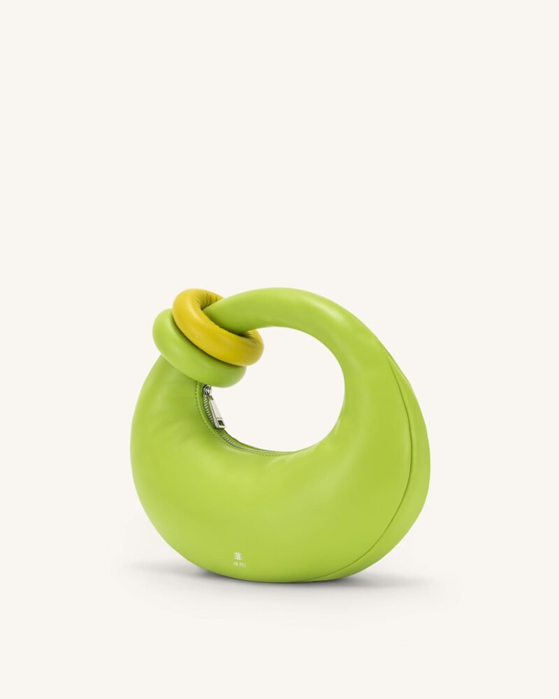 Abacus Top Handle Bag- Acid Green - Image 2