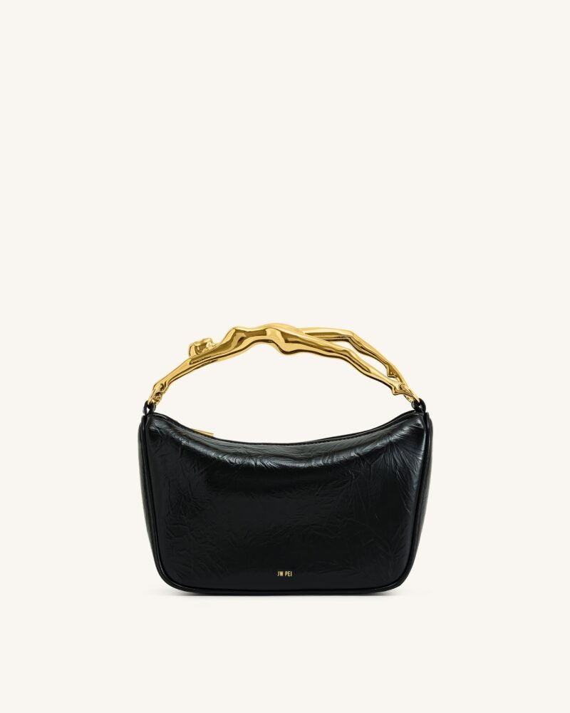 Jenny Human-shaped Handle Handbag - Black - Image 1