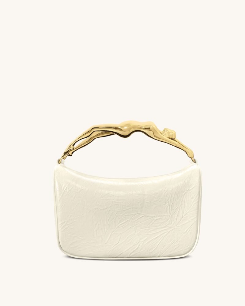 Jenny Human-shaped Handle Handbag - White - Image 3