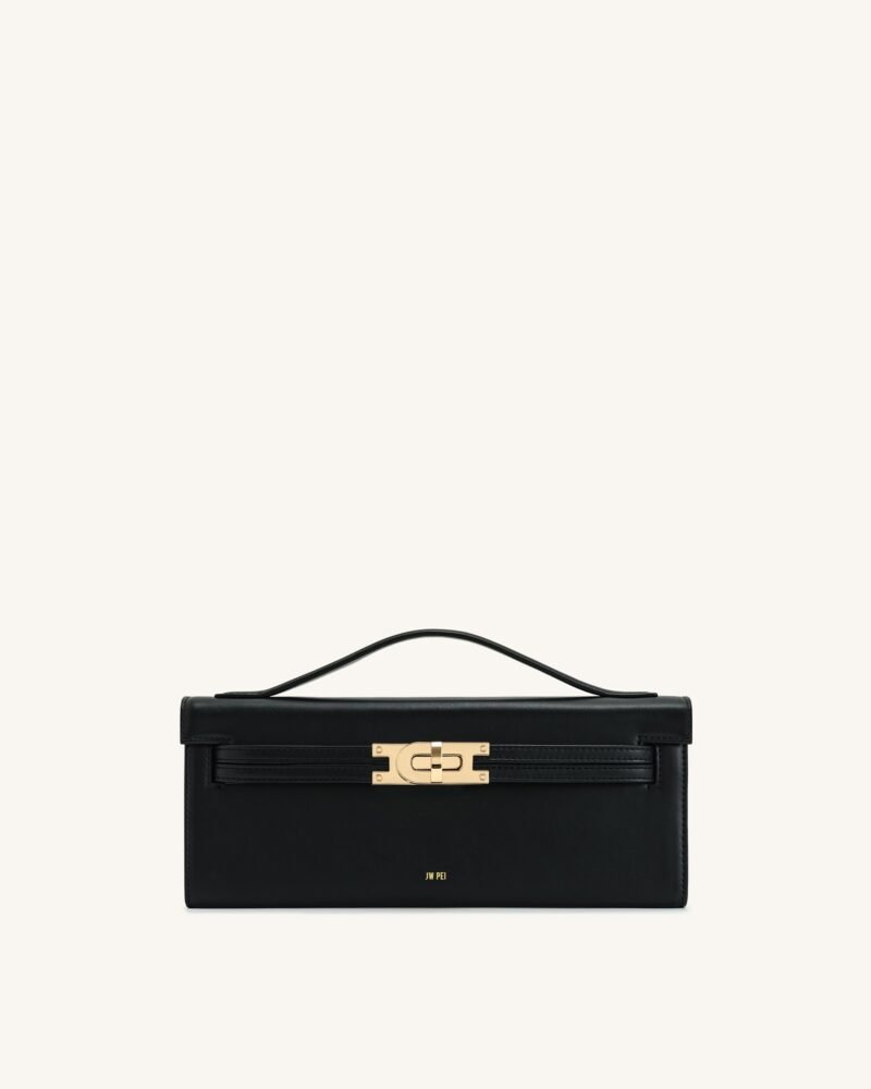 Bria Structured Top Handle Bag - Black - Image 1