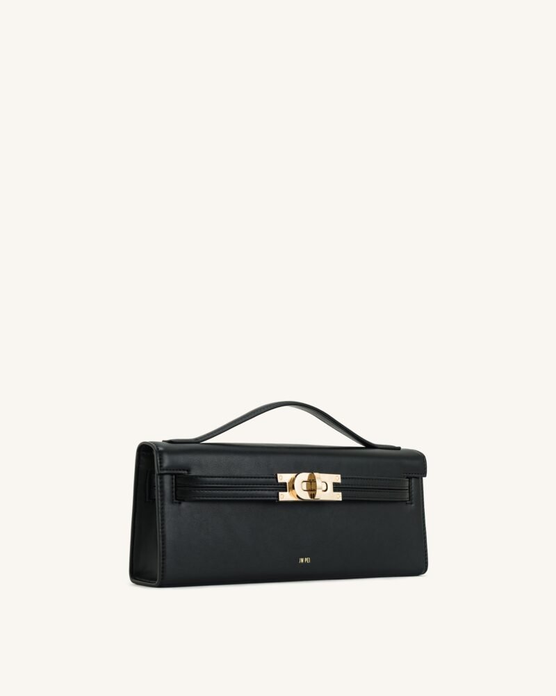 Bria Structured Top Handle Bag - Black - Image 2