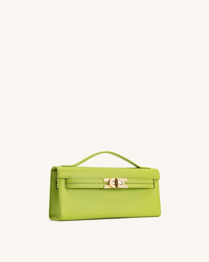 Bria Structured Top Handle Bag - Green - Image 2