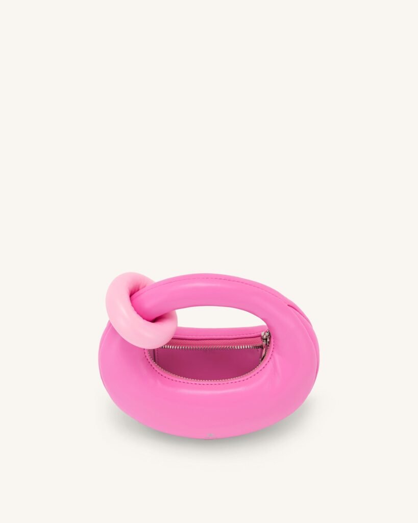Abacus Mini Top Handle Bag - Pink - Image 4
