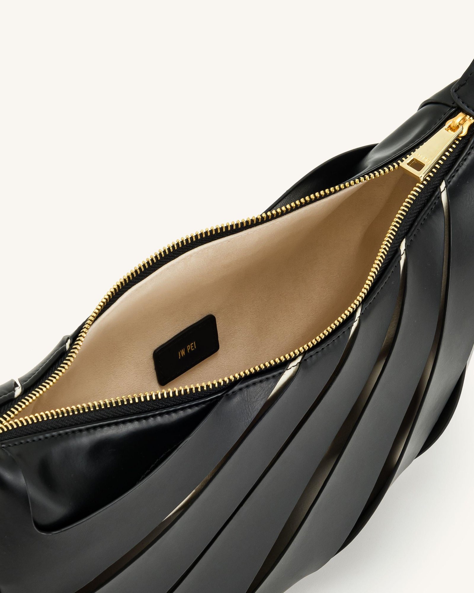 2T37-1-4 Jana Hollow Out Shoulder Bag - Black - Image 5