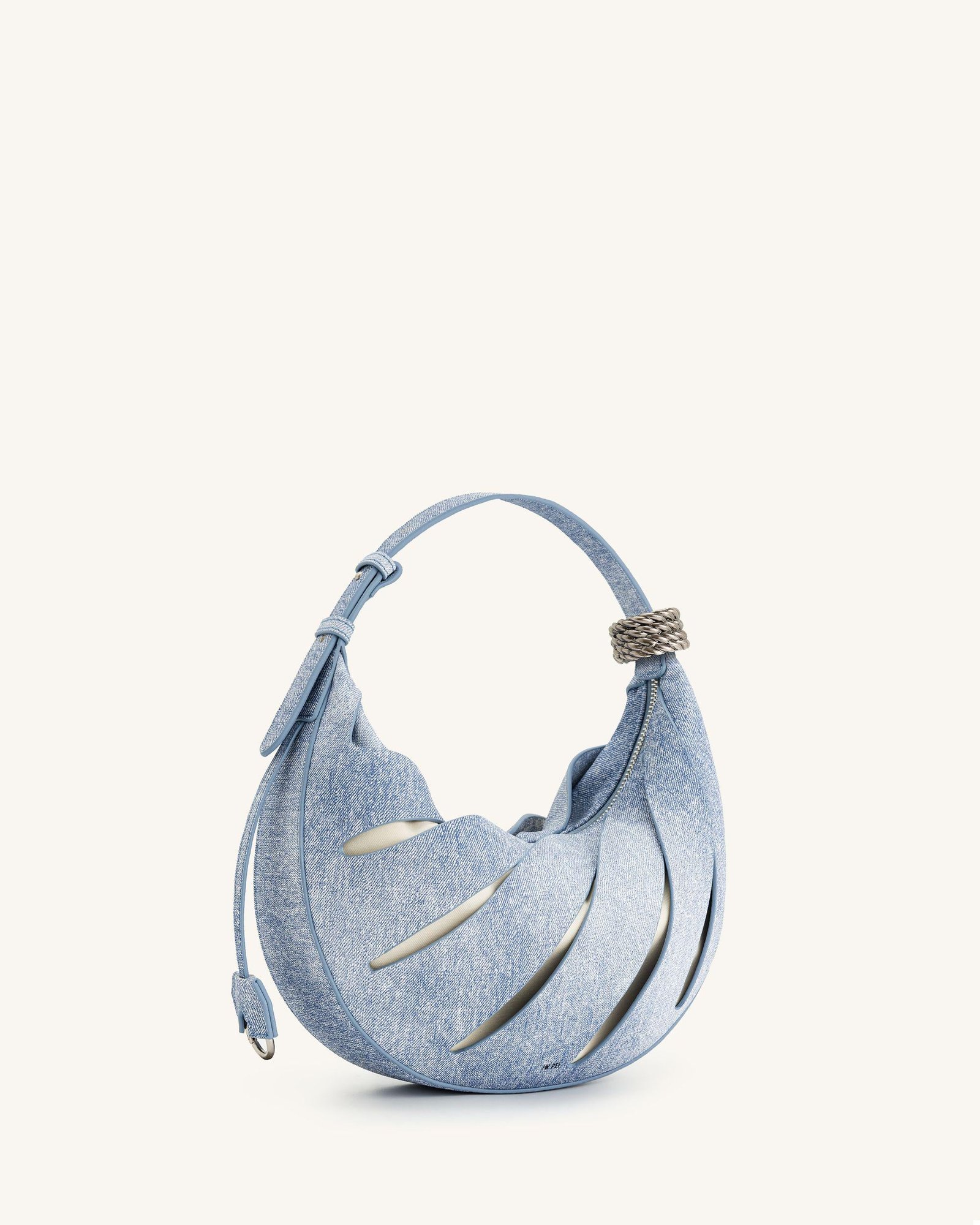 2T37-5-2 Jana Hollow Out Shoulder Bag - Blue - Image 2