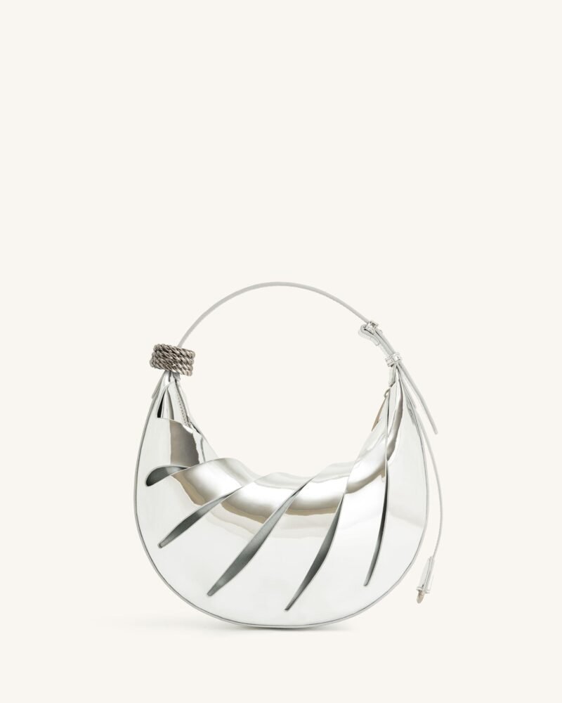 Jana Hollow Out Shoulder Bag - Silver - Image 4