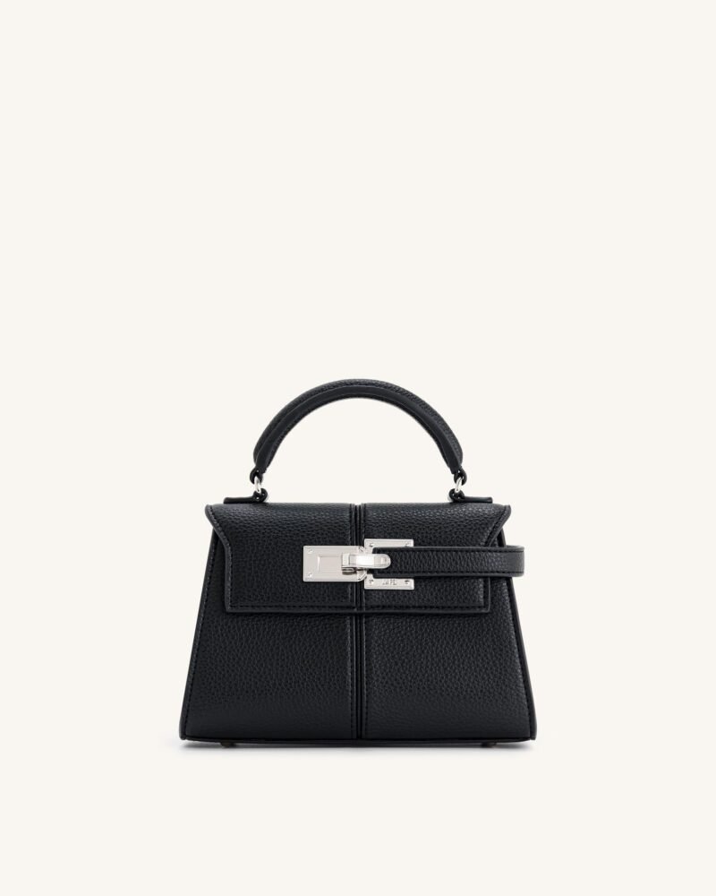Elise Top Handle Bag - Black - Image 1