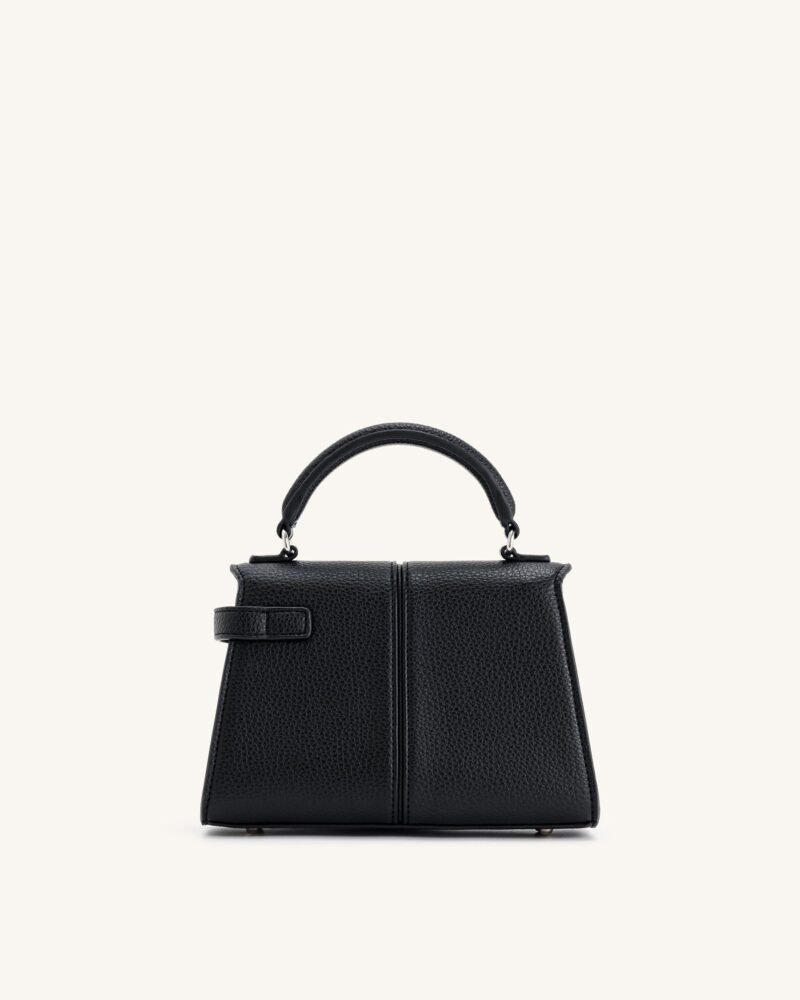Elise Top Handle Bag - Black - Image 4