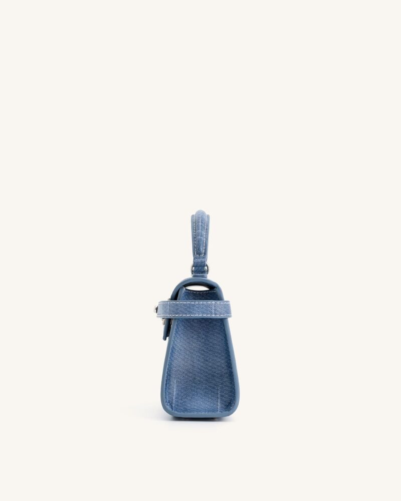 Elise Top Handle Bag - Blue - Image 4