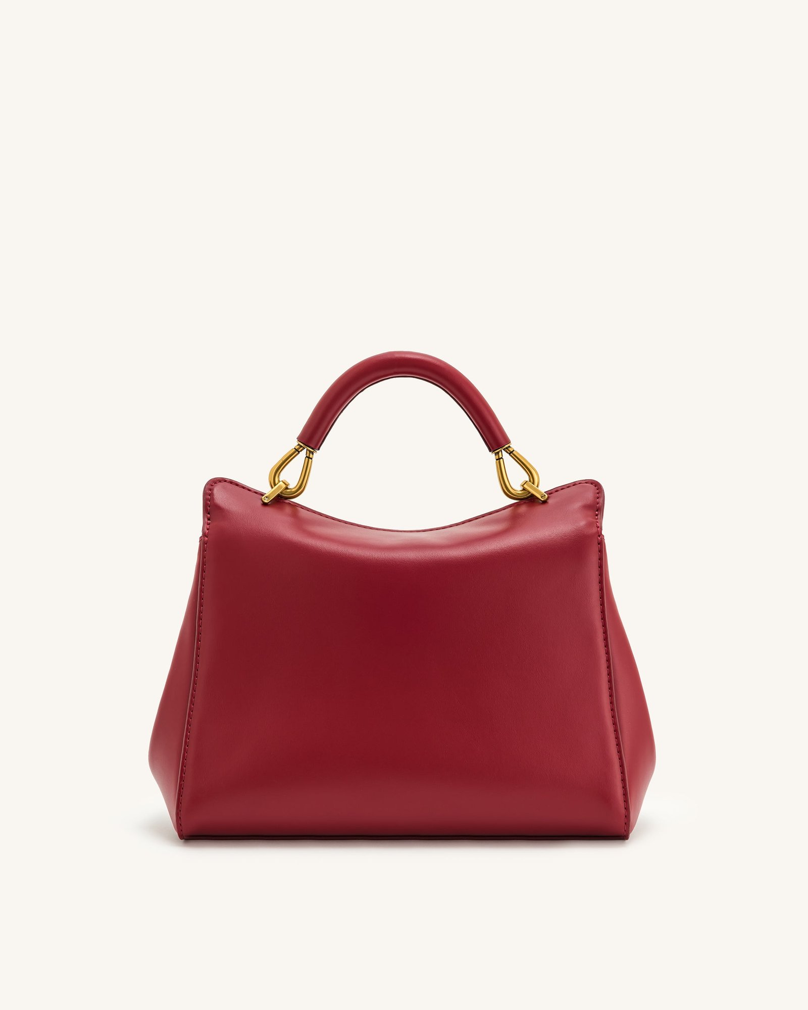 2T68-4-BACK_cc1e4358-ec29-49c1-9e65-6eeabb2e8c3c Lucia Classic Top Handbag - Claret - Image 4