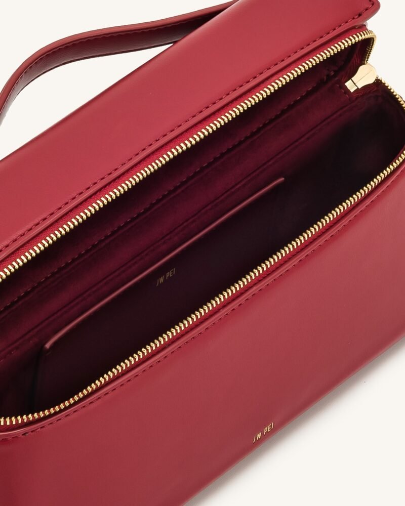 Thea Top Handle Bag - Claret - Image 4